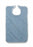Medline Hook-and-Loop Terry Cloth Clothing Protectors - Terry Bib with Hook and Loop Strap, Adult, 10 oz., 18" x 30", Blue - MDTAB3B30BLU
