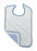Medline Clothing Protectors with Hook-and-Loop Closure - Bib with Hook and Loop Strap, Adult, 21" x 33",, White - MDTAB3I33WH