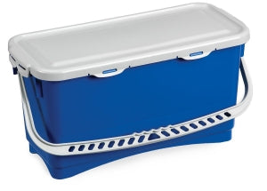 Medline Microfiber Charging Bucket with Lid - Microfiber Bucket with Lid, 5 gal., Blue - MDTBUCKETBLU