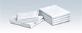 Medline Percale Contour Sheets - Percale Contour Sheet, White, 54" x 75" x 9", 2 doz. - MDTCS5P75F