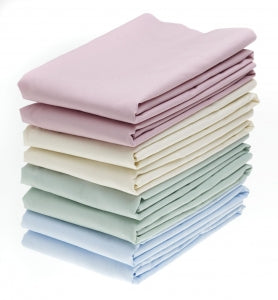 Medline Percale Contour Sheets - Percale Contour Sheet, White, 54" x 75" x 9", 2 doz. - MDTCS5P75F