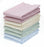 Medline Percale Contour Sheets - Percale Contour Sheet, White, 54" x 75" x 9", 2 doz. - MDTCS5P75F