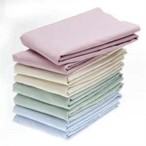 Medline Feels Like Home Color Infused Percale Contour Sheets - Percale Contour Sheet, Rose, 78" x 80" x 9", 2 doz. - MDTCS5P80ROSK