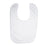 Medline Knit Infant Bibs - Knit Baby Bib, White, White Trim - MDTDDR1023