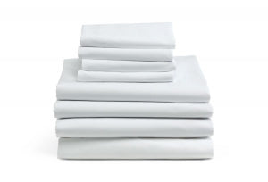 Medline Medline Interblend Percale Flat Sheets - Percale Flat Sheet, Woven, White, Gaylord Box, 66" x 115" - MDTFS4P15GB