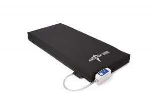 Medline CTM Self-Adjusting Mattress with THERMOGENIX Technology - CTM THERMOGENIX Cooling Graphite Self-Adjusting Mattress, 35" x 80" x 7" - MDTG10C3580