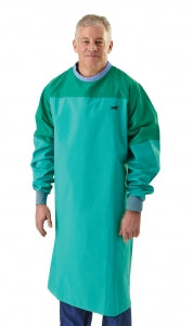 Medline Xalt Level 4 Critical Coverage Surgical Gowns - L4 Surgical Gown, Xalt Fabric, Green, Critical Cover, Size XL - MDTGXC4JXL