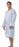 Medline Patient Robes - Plisse Patient Robe, Blue and White Striped, Size L - MDTHR3R04PLS