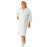 Medline Micro-Suede Patient Apparel - Micro-Suede Mammography Patient Robe, Sage Green, One Size Fits Most - MDTHR9R04GRN