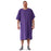 Medline Behavioral Health Apparel - IV Gown with Plastic Back Snap Closures, Purple, Size 5XL - MDTOG5IABPUR