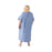 Medline Hyperbaric Patient Gowns - 100% Cotton Hyperbaric Patient Gown, Blue, Size 3XL - MDTOG5RTSHPB