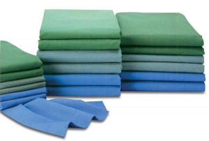 Medline Reusable OR Sheets - T180 O. R. Sheet, Green, 70" x 108", 2 doz./Case - MDTOS4P08MIS