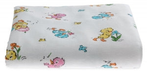 Blankets Kuddle-Up Flannel Ba - Baby Blanket, Chicken Print, 100% Cotton, 36" x 40" - MDTPB3C40CHK