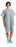 Medline Blended Patient Gowns - Traditional Patient Gown with Straight Back, Ties, Star Print, One Size Fits Most - MDTPG2RSBSTA