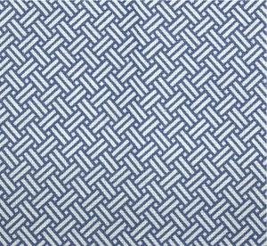 Medline Blended IV Gowns - Patient IV Gown with Side Ties, Deluxe Cut, Blue Basket Weave, One Size Fits Most - MDTPG5ITSBWB