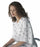 Medline Blended Patient Gowns - Deluxe Cut Patient Gown with Side Ties, Galaxy Print, One Size Fits Most - MDTPG5RTSGAW