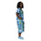 Medline PolyBright Patient Gowns - GOWN, IV, PLYBRT, TIEDYE, BLUE, PLS SNP - MDTPG6IVTIDI