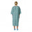 Medline PerforMAX IV Patient Gowns - PerforMAX IV Patient Gown with Metal Snap Detail, Diamond Green and Blue, Size OSFM - MDTPG7ITSDIG