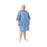 Medline Front-Opening Exam Patient Gowns - PerforMAX Front-Opening Exam Gown, Blue, Size 2XL/3XL - MDTPG7RFOBLU4