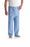 Medline Patient Pajamas - Color-Coded Pajama Pants, Solid Blue with White, Size L - MDTPJ4T04DEM