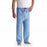 Medline Patient Pajamas - Color-Coded Pajama Pants, Solid Blue with Maroon, Size 3XL - MDTPJ4T07DEMZ