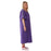Medline Behavioral Health Apparel - IV Gown with KM80 Plastic Snaps, Purple - MDTSG5IABPRP