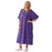 Medline Behavioral Health Apparel - IV Gown with KM80 Plastic Snaps, Purple - MDTSG5IABPRP