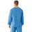 Medline Behavioral Health Apparel - Pajama Shirt with Plastic Snaps and No Pockets, Light Blue, Size S - MDTTPBH02BLU