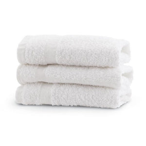 Medline Medline Classic Cotton Terry Washcloths - Basic 100% Cotton Washcloth, White, 11" x 11", 7 oz., 10 Dz. - MDTWC3C07SZ