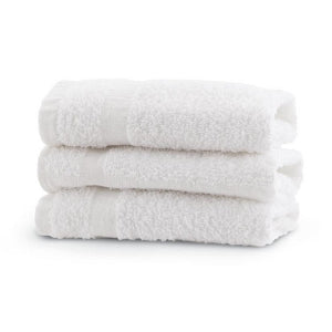 Medline Medline Classic Cotton Terry Washcloths - Basic 100% Cotton Washcloth, White, 12" x 12", 0.9 lb./Dz., 100 Dz. - MDTWC3C14SR
