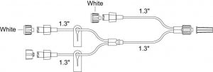 Smiths Medical Small Bore Extension Sets - Extension Set, Admin, Trifuse - MTF37