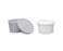 Inteplast Group Specimen Lids - Specimen Container with Lid, Gray, 8 oz. - 02726A