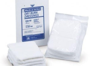 Owens & Minor Dry Burn Dressings - Burn Gauze Dressing, 400 Ply, 18" x 18" - 12-902-44