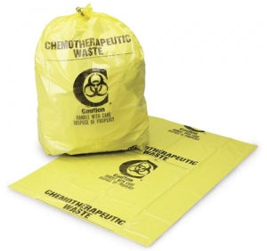 Inteplast Group Ltd Chemotherapy Waste Containment and Sharps Containers - Chemotherapy Waste Bag, 30" x 43", 3 Mil, Yellow - 4210