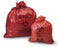 Inteplast Group Biohazardous Waste Bags - Biohazard Waste Bag, Red, Infectious, 24" x 24", 1.2 Mil - 45-50