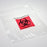 Medegen Zip-Closure Specimen Transport Bags with Pouch - STB Bags, Clear with Purple / Red / Black, 2.0 Mil, 6" x 9" - 59-89