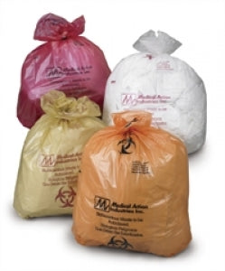 Inteplast Group Autoclavable Biohazard Waste Bags - Biohazard Waste Bag, Autoclavable, Clear, 25" x 30" - 8-300