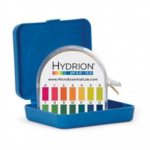 Micro Essential Laboratory Hydrion pH Paper Jumbo Dispensers - PH PAPER, S / R DISPENSER, JUMBO SIZE, 0-13 - HJ-613