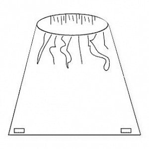 MTI Medical Technique Banded Bags - Optics One Banded Bags, Disposable 36" x 30" - BB3630RT