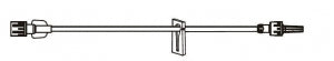 BD IV Extension Sets - 60" Minibore IV Extension Set with 1.8 mL Priming Volume, Removable Slide Clamp and Spin Male Luer Lock - ME2010