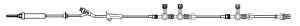 BD Gravity Sets (Stopcocks and Manifolds) - SET, ADMIN, 119" 15DROP W/MAX Y CONNECTOR - MX4449