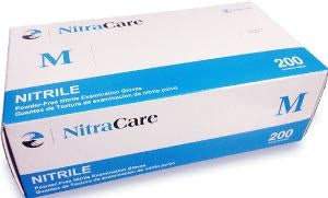 Medgluv Nitricare Powder Free Exam Gloves - NitriCare 9.5" Nonsterile Powder-Free Nitrile Exam Gloves, Cobalt, Size S - MG505S