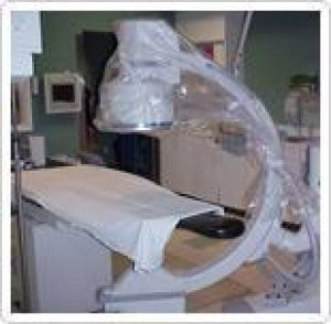 Advance Medical Designs Mini C-Arm Drapes - Mini C-arm Drape with Poly Straps, 40.5" x 85" - 07-CA400