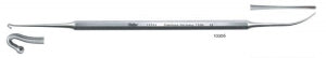 Miltex Instrument C Varady Extractors - Varady Phlebectomy Extractor, Large Hook with Ball Tip and Spatula, 2.8 mm Wide Hook and 1.9 mm Wide Spatula - 10306