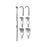 Miltex Rigid Neck Rake Retractors - RIGID SHAFT RETR 3 BL - 22221