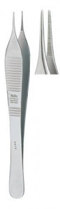 Miltex I Micro-Adson Dressing Forceps - Micro-Adson Dressing Forceps, 4-3/4" - 17-2510