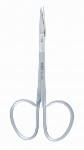 Miltex Ophthalmic Iris Scissors - Ophthalmic Iris Scissors, Ribbon Type, Sterile, 4" - 18-1415