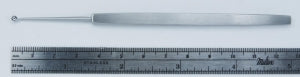 Integra MEYERHOEFER Chalazion Curettes - Meyhoefer Chalazion Curette, 5", 2.5 mm, Size 3 - 18-504