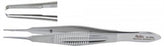 Integra Castroviejo Suturing Forceps - Castroviejo Suturing Forceps, 1 x 2 Teeth, 0.6 mm, 4" - 18-954