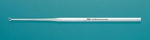 Integra Buck Ear Curettes - Buck Ear Curette, 6.5", Sharp, Straight, Size 3 - 19-268
